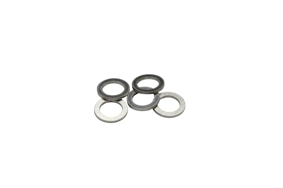 RC Maker Stainless Steel 4x6x0.5mm Shims 5Pcs image 99429