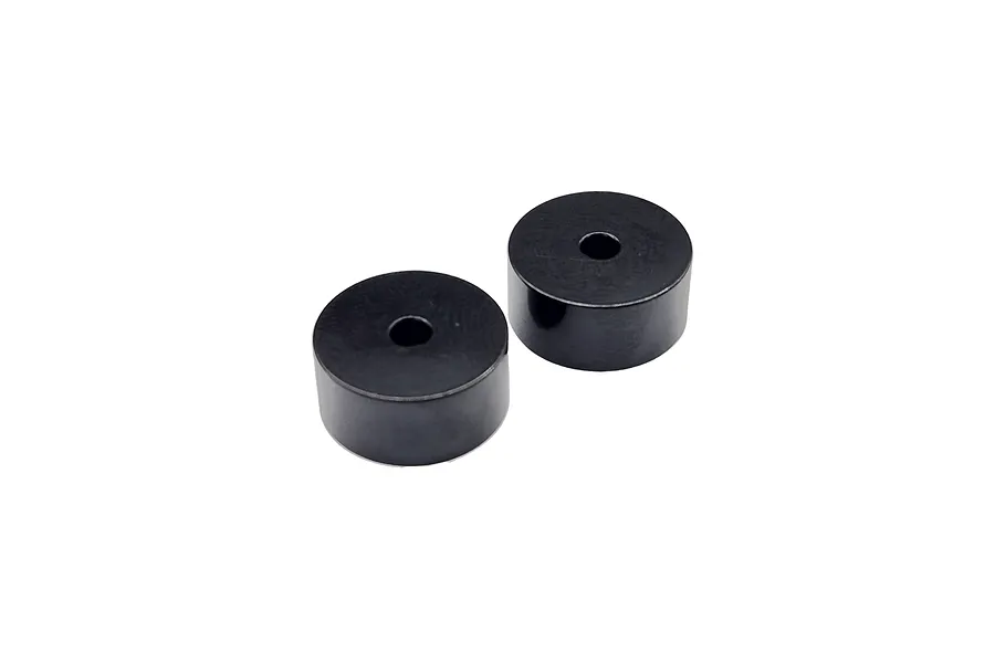 RC Maker Brass 10g Front Bumper Weights 2Pcs - Black image 99435