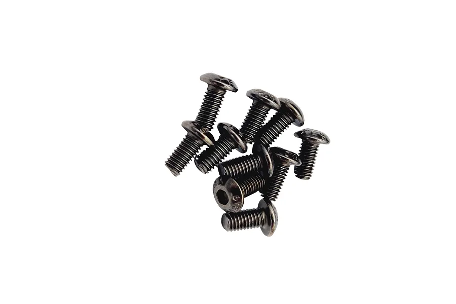 RC Maker 3x6mm Fine Thread Button Head Screws 10Pcs image 99459
