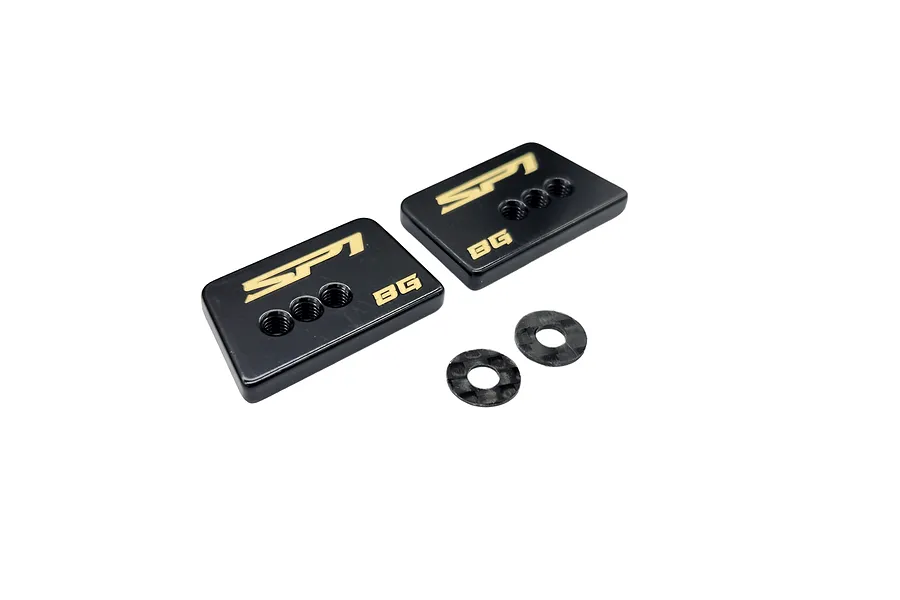 RC Maker Brass 8g Front Weight Set 2Pcs - Black image 99505