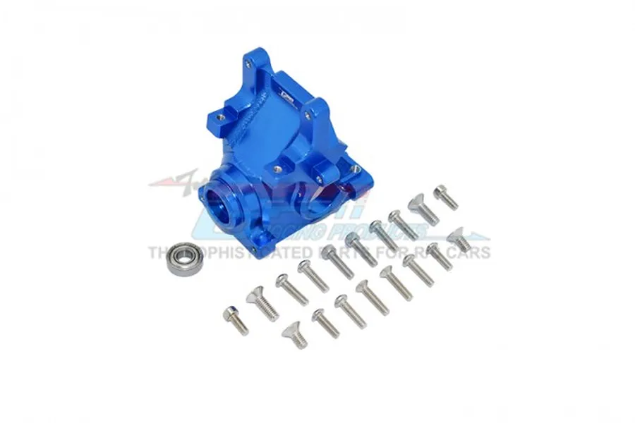 GPM Aluminium Front or Rear Gear Box (w/o Carrier) &amp;amp; Hardware - Blue image 99523