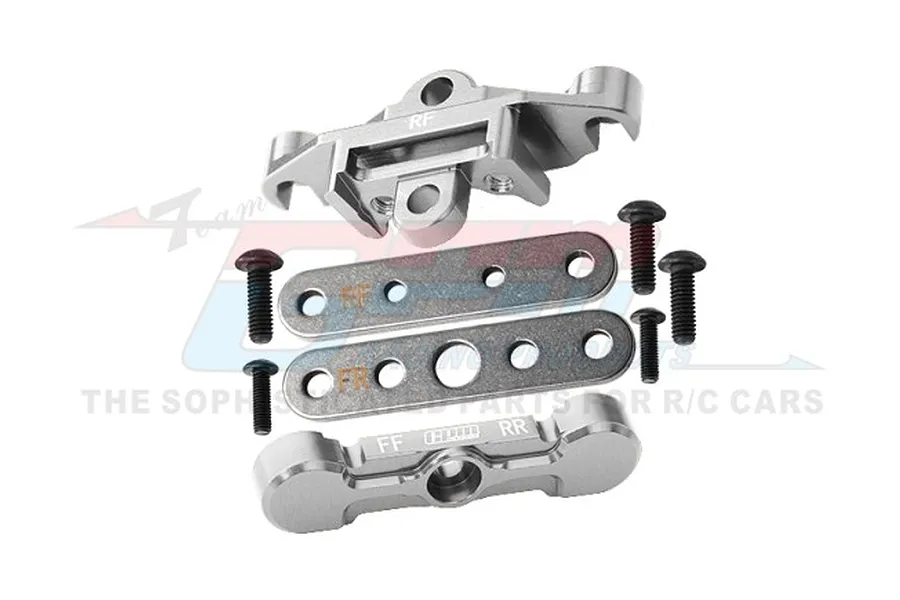 GPM Aluminium Rear Lower Suspension Arm Tie Bar Set - Silver image 1