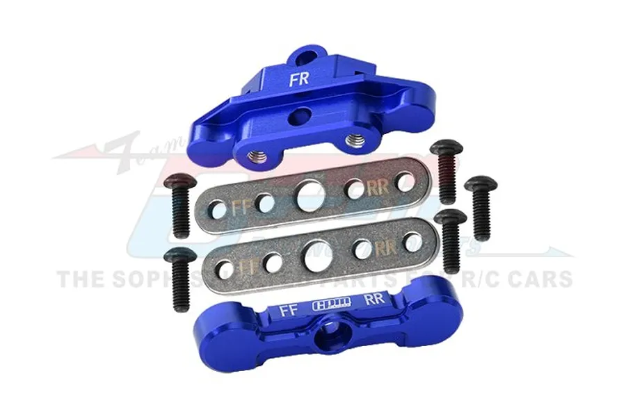 GPM Aluminium Front Lower Suspension Arm Tie Bar Set - Blue image 1