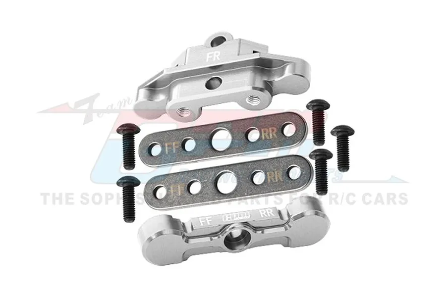 GPM Aluminium Front Lower Suspension Arm Tie Bar Set - Silver image 1