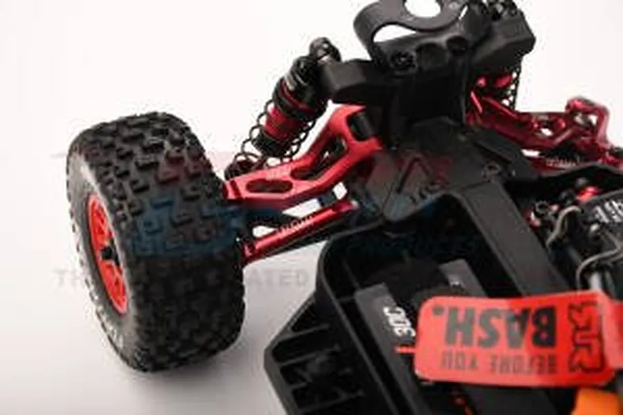 GPM Aluminium Front Upper Suspension Arms 2Pcs - Red image 2
