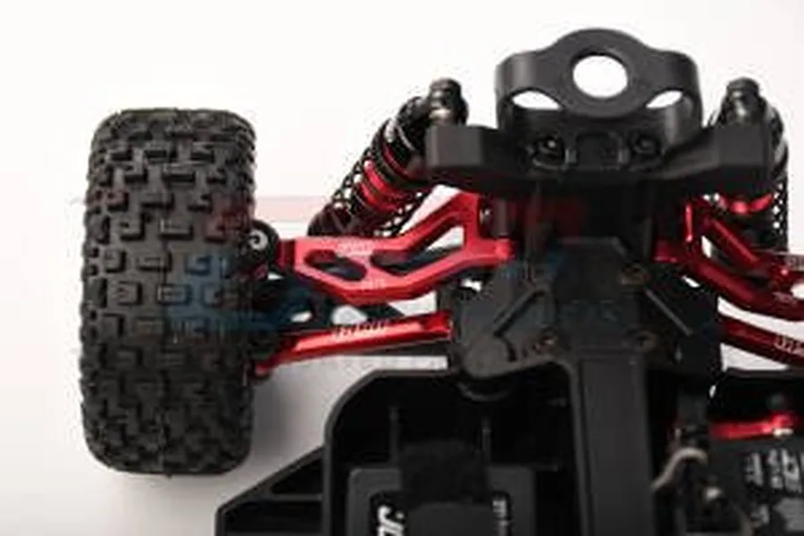 GPM Aluminium Front Upper Suspension Arms 2Pcs - Red image 3