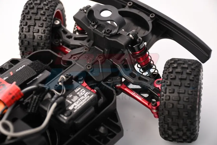 GPM Front Steering Links 2Pcs - Red image 2
