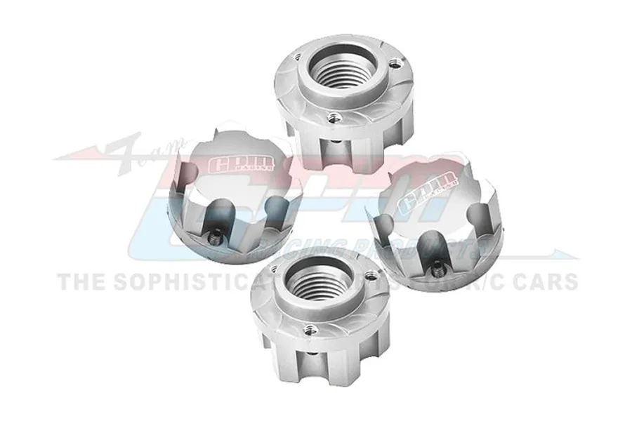 GPM Aluminium 17mm Serrated Wheel Nuts 4Pcs - Silver image 99586