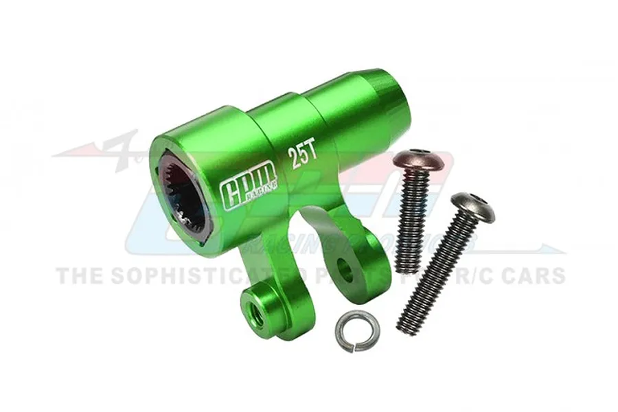 GPM Aluminium 25T Servo Horn - Green image 99592