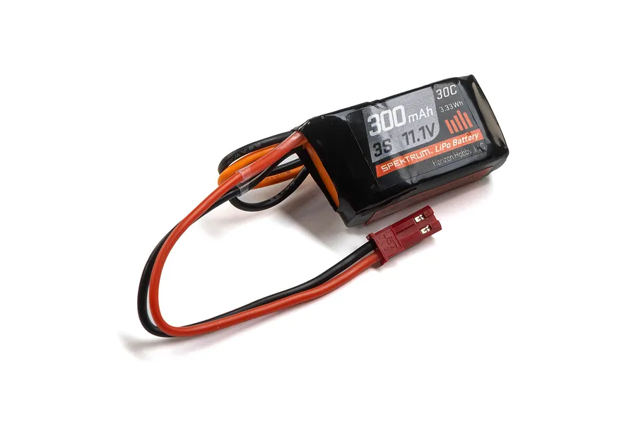 Spektrum 11.1V 300mah 3S 30C Soft Case LiPo Battery image 99602