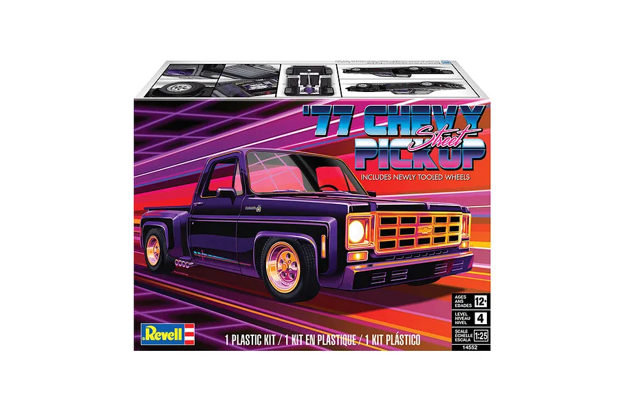 Revell 1/24 1977 Chevrolet Street Pickup Truck Scaled Plastic Model Kit image 99710