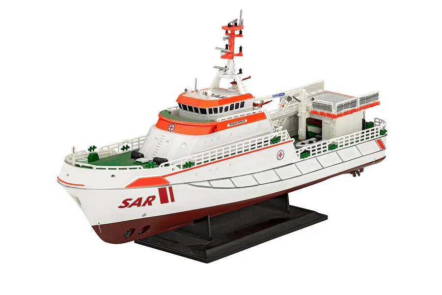 Revell 1/200 Hermann Marwede Search &amp;amp; Rescue Ship Scaled Plastic Model Kit image 99733