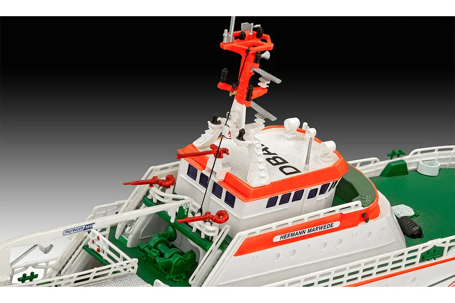 Revell 1/200 Hermann Marwede Search &amp;amp; Rescue Ship Scaled Plastic Model Kit image 99735