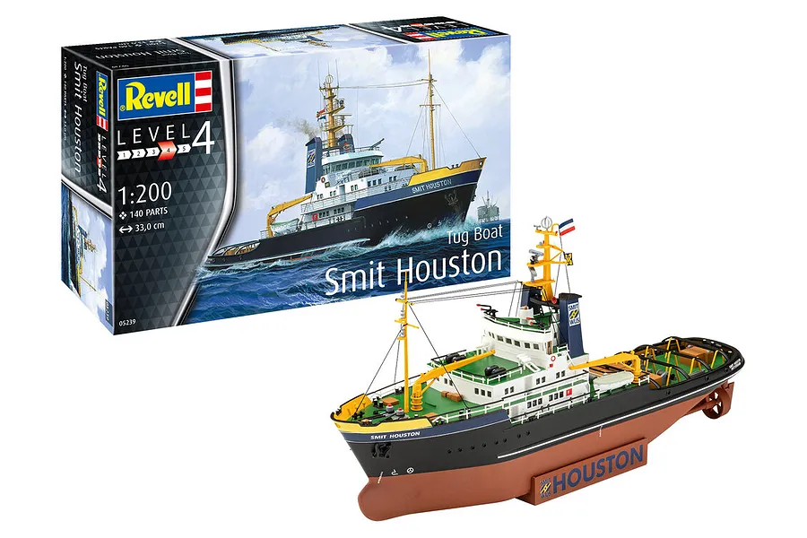 Revell 1/200 Smit Houston Tug Boat Scaled Plastic Model Kit image 99738