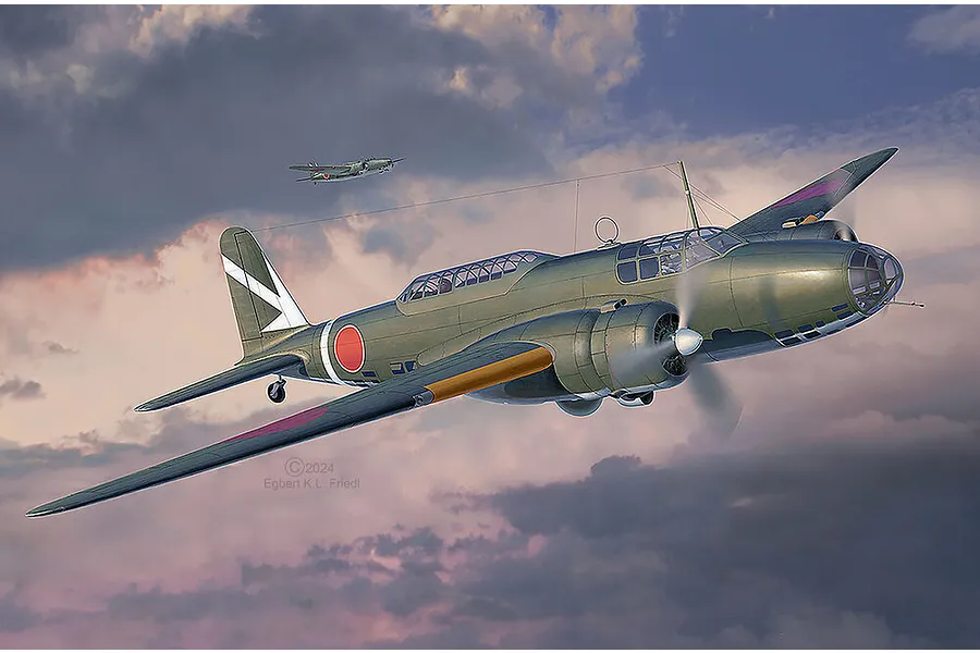 Revell 1/72 KI-21-LA &amp;quot;Sally&amp;quot; Bomber Scaled Plastic Model Kit image 99751
