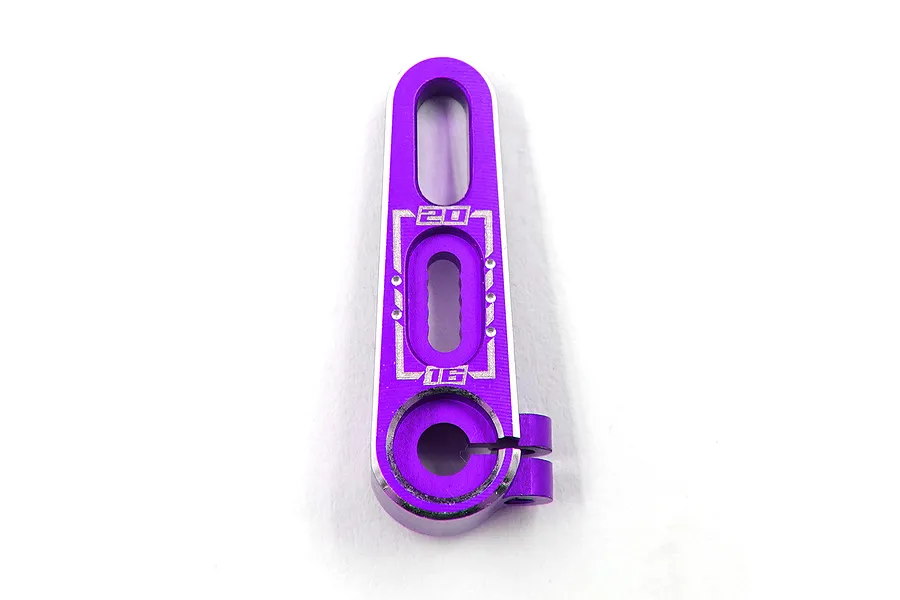 Yeah Racing Aluminium 25T Servo Horn - Purple image 3