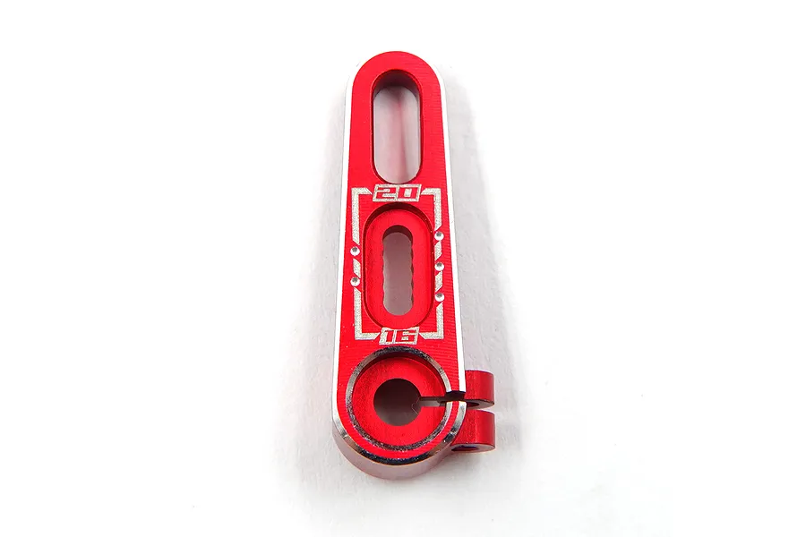 Yeah Racing Aluminium 25T Servo Horn - Red image 2