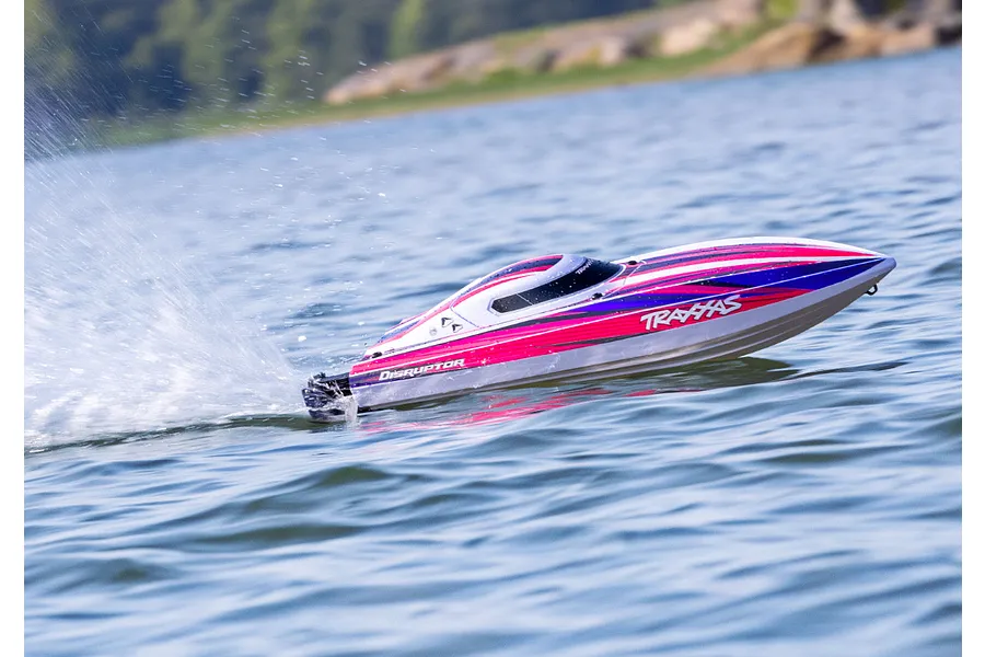 Traxxas Disruptor VXL-4s 29&amp;quot; RC Speed Boat Brushless Deep-V RTR image 99915