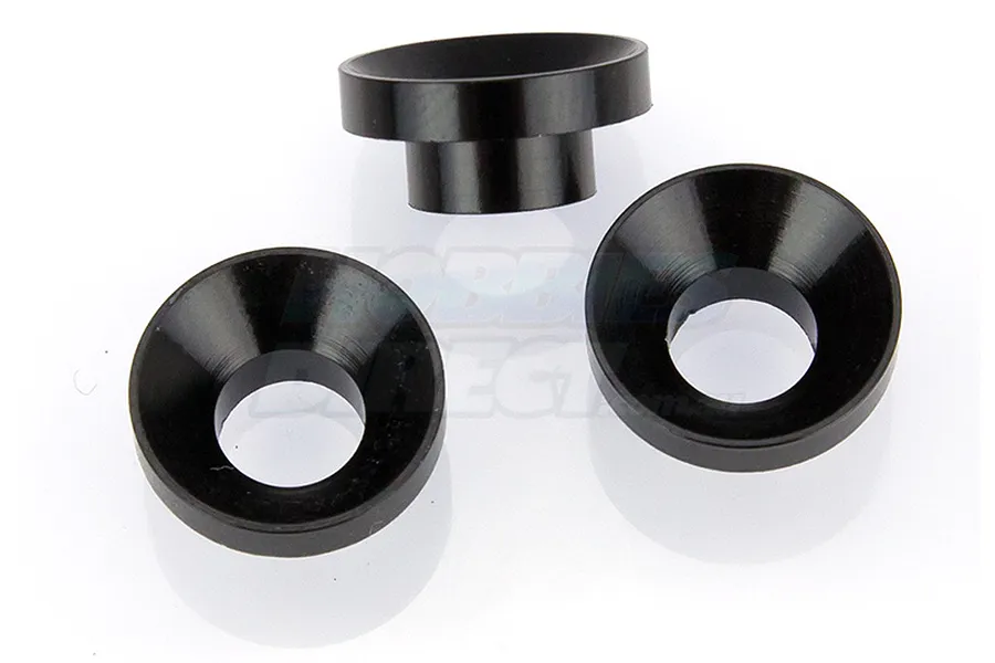 Rovan 6x13x6mm Black Aluminium Countersunk Clutch Mount Spacers 3Pcs image 9997