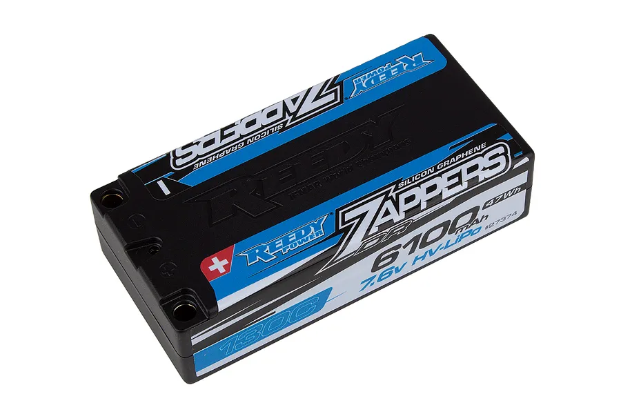 Reedy Power Zappers 7.6V 6100mAh 130C Short Hard Case LiPo Battery image 99962