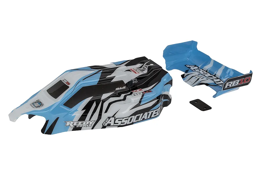 Team Associated RB10 Painted 1/10 Body Shell with Wing - Blue image 99970