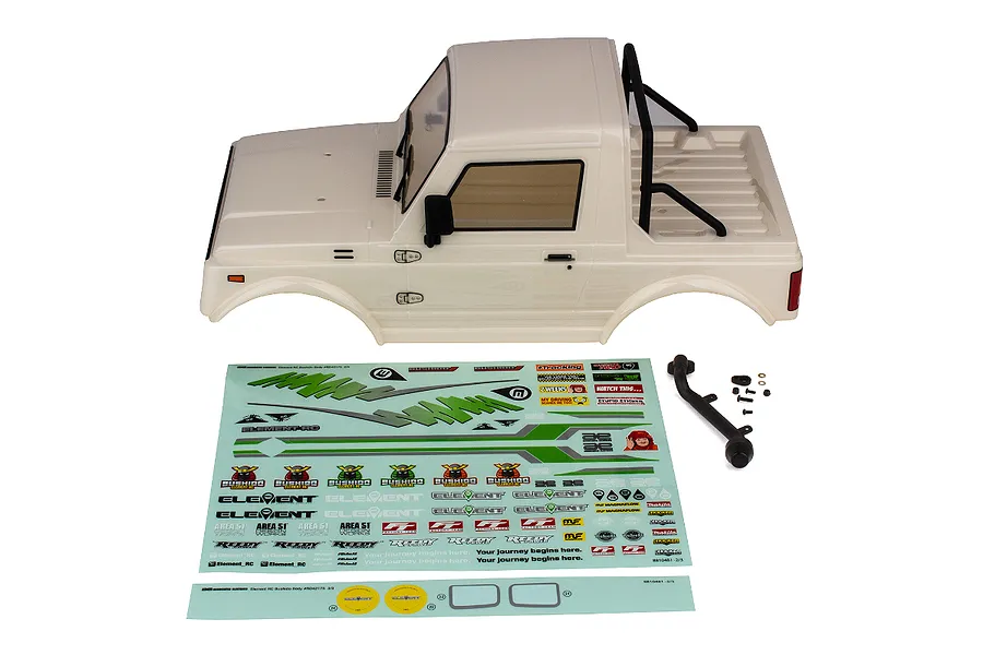 Element RC Enduro Bushido Painted 1/10 Body Shell - White image 99986