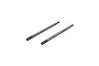 Two ARRMA 4x70mm metal shock shafts for RC vehicles, shown side-by-side against a plain white background.