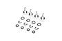 Pro Boat Canopy Thumb Screw Set PRB286084