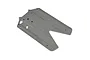 A stone grey Pro-Line Bash Armour skid plate for an RC vehicle, shown from a top-down angle on a white background.