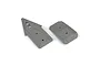 Two gray Pro-Line Bash Armour skid plates for RC vehicles, shown from a top-down perspective on a white background.