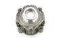 A Rovan aluminium threaded half differential case for RC cars, featuring a metallic grey finish and cooling fins.