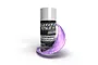 A can of Spaz Stix Amethyst Purple Pearl spray paint with a swirling splash of purple pearlescent paint around the base.