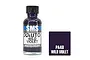 A 30ml bottle of SMS Auto Wild Violet acrylic lacquer paint with a black cap, next to a purple colour swatch labeled PA40 Wild Violet.