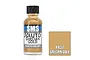 A 30ml bottle of Scale Modellers Supply Auto Colour Grecian Gold paint next to a gold colour swatch labeled PA37.