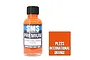 A 30ml bottle of Scale Modellers Supply International Orange acrylic lacquer paint next to an orange color swatch with the label PL223.