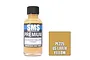 A bottle of Scale Modellers Supply US Earth Yellow paint next to a color swatch square.