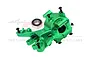 GPM Aluminium Front Upper and Lower Bulkhead - Green TS012-G