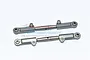 GPM Aluminium Front Upper Adjustable Turnbuckles 2Pcs - Grey Silver SLA054-GS