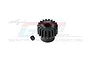 A black 19T pinion gear with 0.8 module pitch and a small grub screw, featuring GPM branding on a white background.