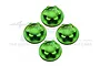 GPM Aluminium 17mm Wheel Locks 4Pcs - Green MAK005-G