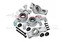 GPM Aluminium Front Steering Hubs & Rear Hubs with Oversized Bearings Set - Silver TXM2122N-S