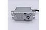 A silver Reefs RC RAW500 brushless metal geared servo shown from the front against a plain white background.