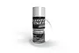 A 100ml can of Spaz Stix No-Shine Exterior Matte Clear Coat spray paint with a carbon fiber pattern label and a white cap.