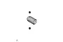 A 3D CAD rendering of an MIP C-CVD outdrive cup with two grub screws positioned above and below it.