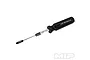 MIP 1.5mm hex driver with a black handle and a protective tip cover, isolated on a white background.