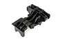 A black plastic Traxxas 1/5 scale rear upper bulkhead spare part shown from a high angle.