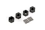 Traxxas 7mm Wheel Hexes with Pins 4pcs 9750
