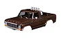 Traxxas 1/18 1979 Ford F-150 Truck Painted Body Shell - Brown 9812-BRWN