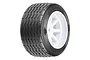 Pro-Line 1.9" VTA 31mm Rear Tyres on 8 Spoke White Rims - Glued Wheels 2Pcs PRM1013917
