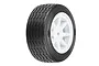 Pro-Line 1.9" VTA 26mm Front Tyres on 8-Spoke White Rims - Glued Wheels 2Pcs PRM1014017